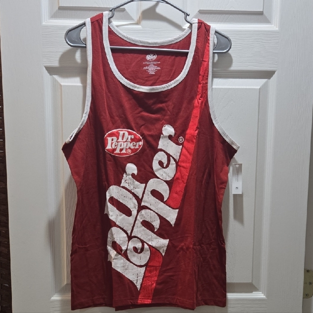 Bioworld Dr Pepper Red Graphic Tee